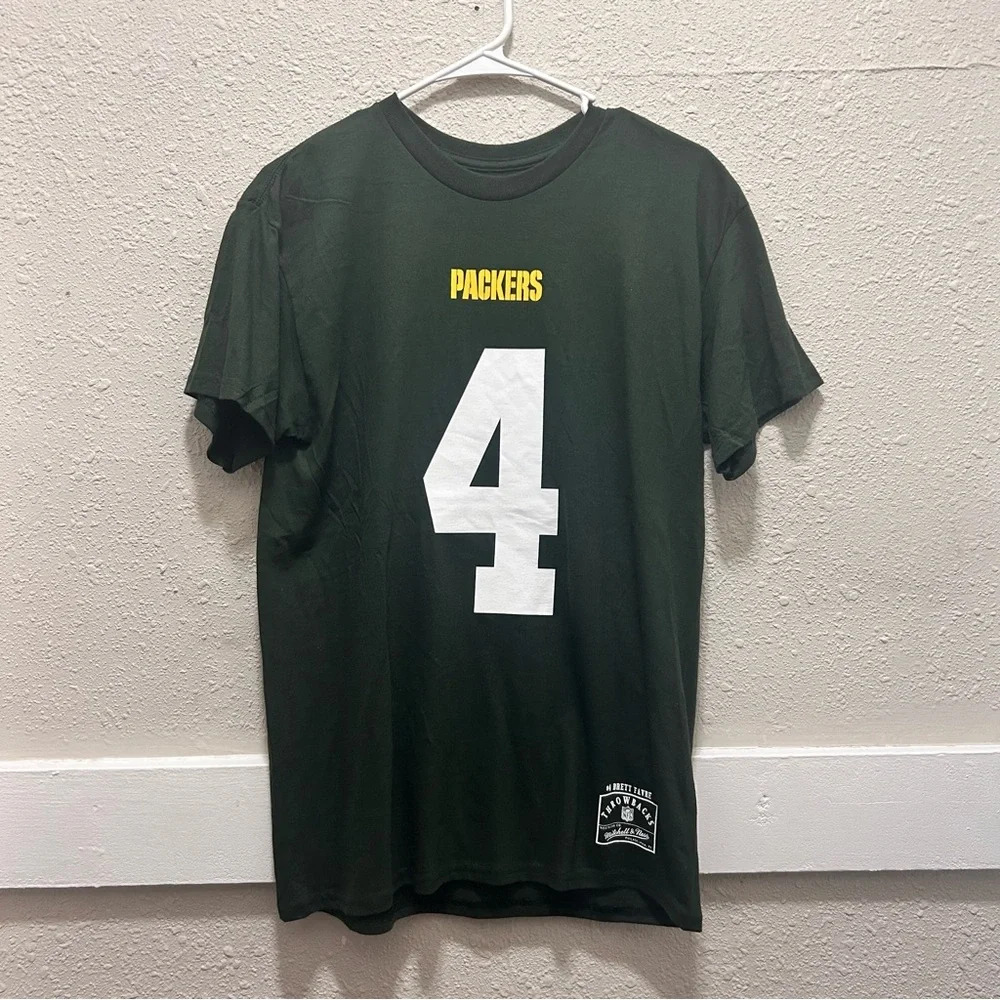 Brett Farve Mitchell & Ness Throwback Tee NWOT